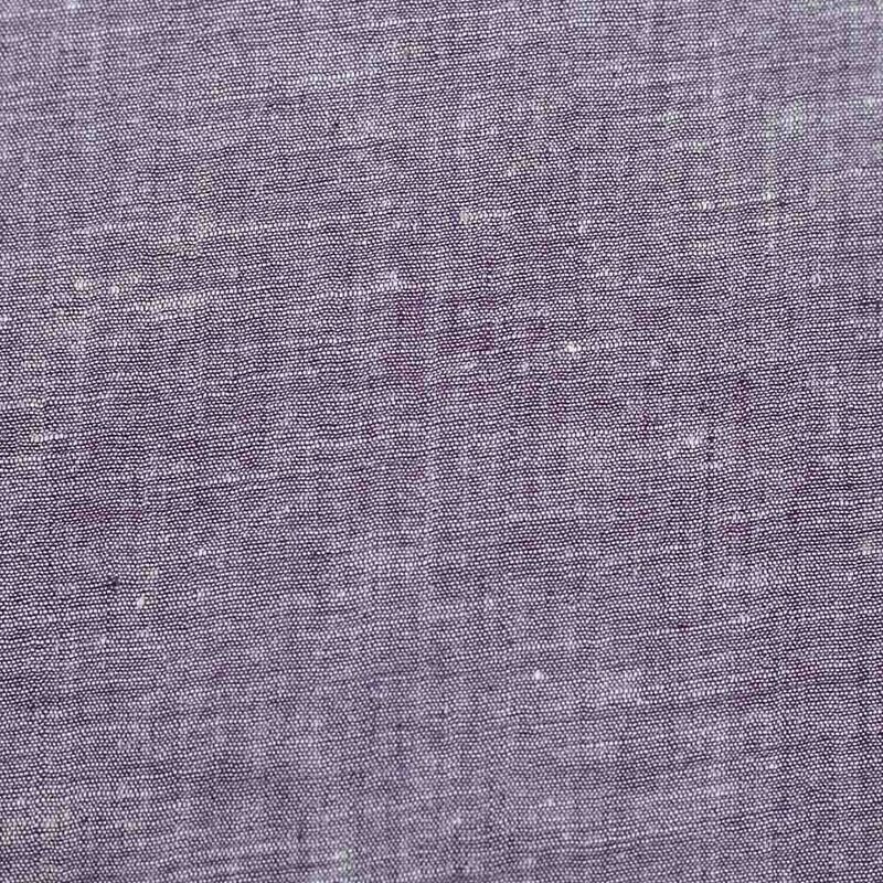 CHAMBRAY PURPLE COTTON FABRIC - HAND SPUN HAND WOVEN FABRIC