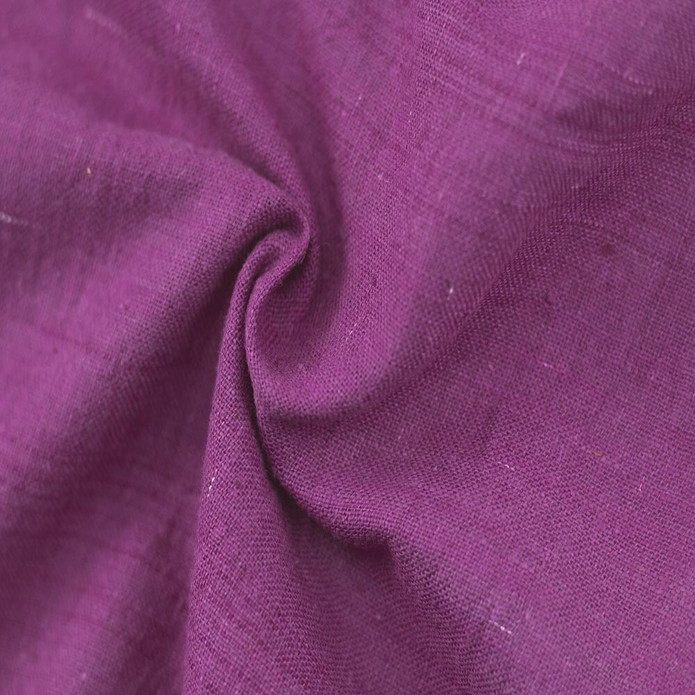 SOLID PINK COTTON FABRIC - HAND SPUN HAND WOVEN FABRIC | ORGANIC FABRIC