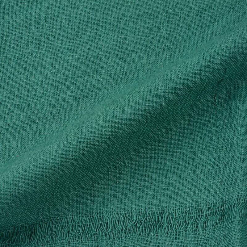 PLAIN GREEN COTTON FABRIC - HAND SPUN HAND WOVEN FABRIC | ORGANIC FABRIC