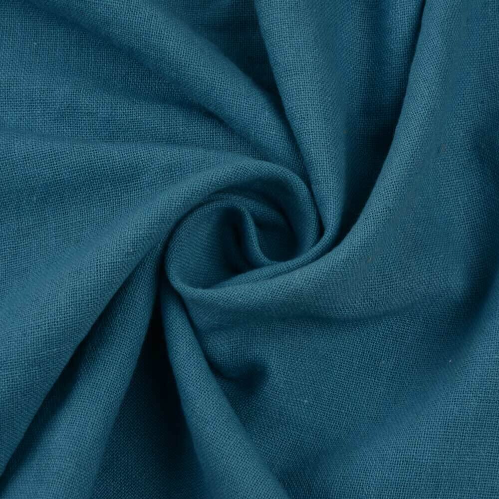 PLAIN BLUE COTTON FABRIC - HAND SPUN HAND WOVEN FABRIC | ORGANIC FABRIC