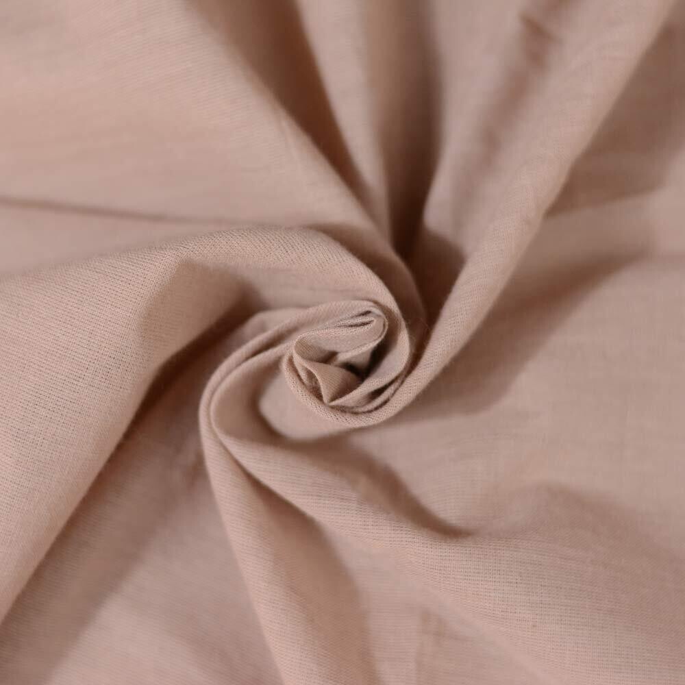 PLAIN BROWN COTTON FABRIC - HAND SPUN HAND WOVEN FABRIC | ORGANIC FABRIC
