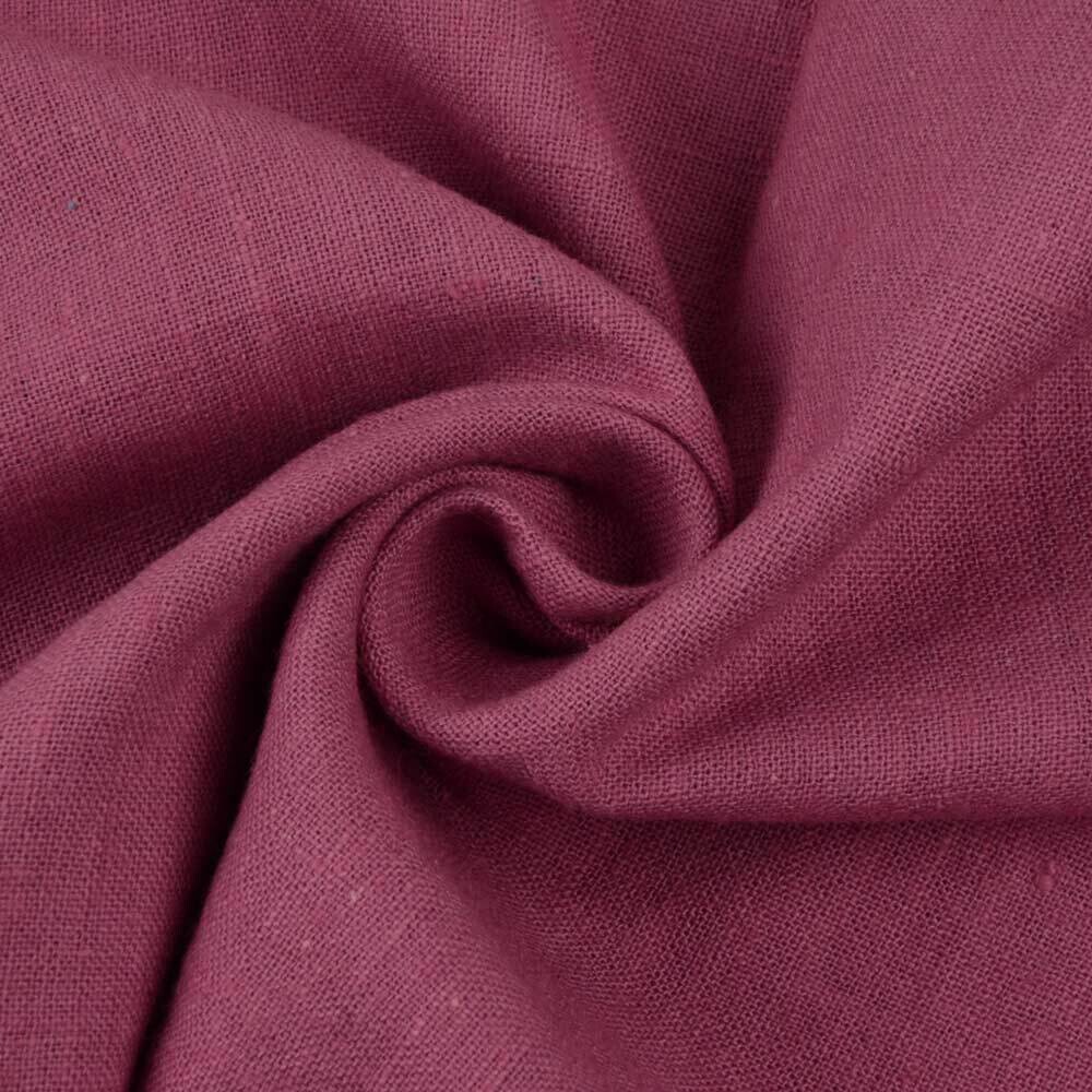 PLAIN PINK  COTTON FABRIC - HAND SPUN HAND WOVEN FABRIC | ORGANIC FABRIC