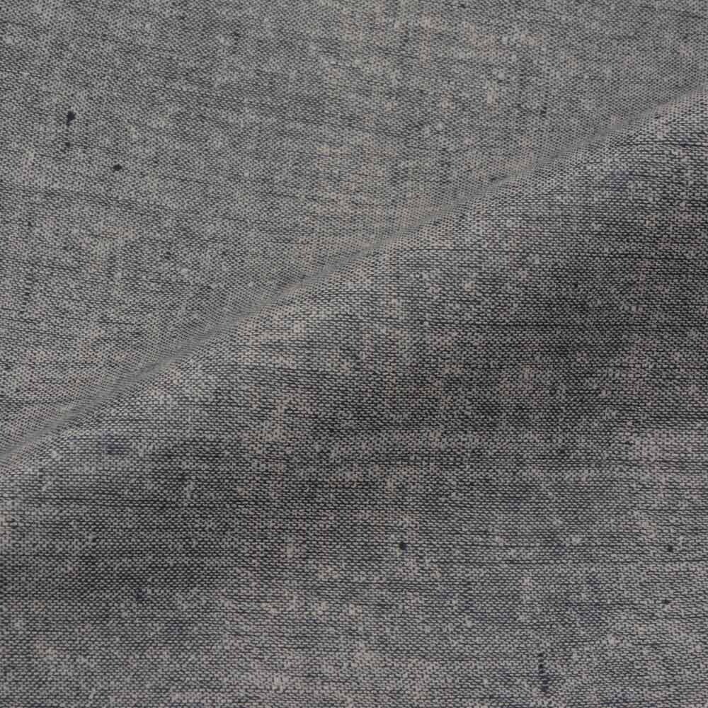 PLAIN DARK GREYP LAIN DARK GREY MATKA SILK &amp; COTTON BLEND HANDWOVEN FABRIC | ORGANIC FABRIC