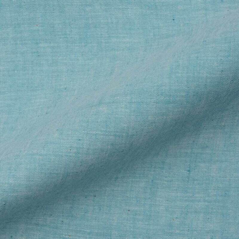 PLAIN BLUE COTTON FABRIC - HAND SPUN HAND WOVEN FABRIC | ORGANIC FABRIC