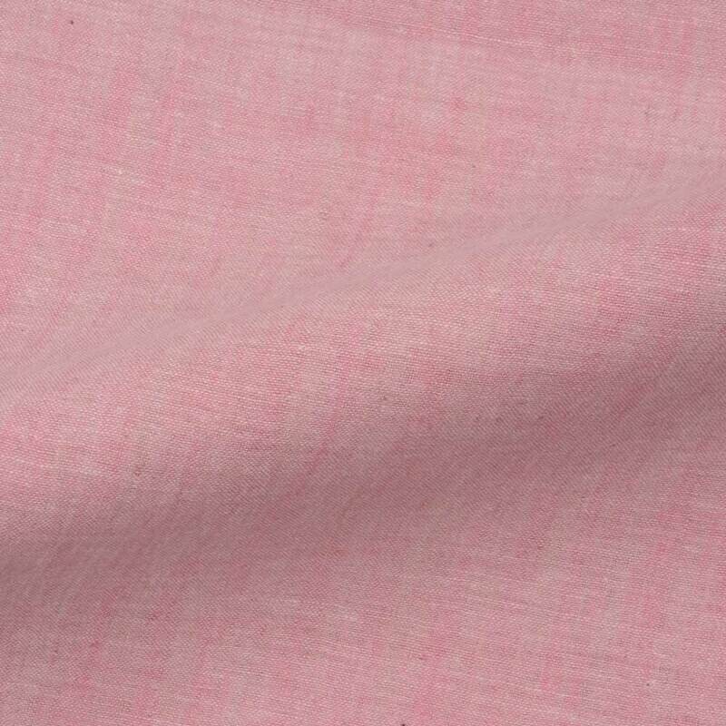 PLAIN PEACH COTTON FABRIC - HAND SPUN HAND WOVEN FABRIC | ORGANIC FABRIC