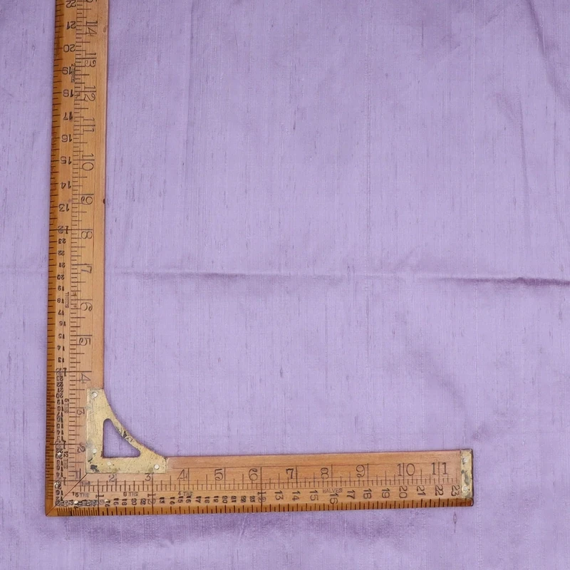 Lavender Color Plain | Silk Dupioni Fabric | Raw Silk | ORGANIC FABRIC