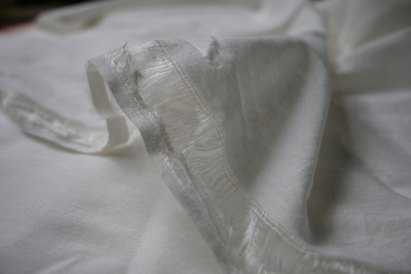 Mulberry Silk With Muslin Cotton Fabric