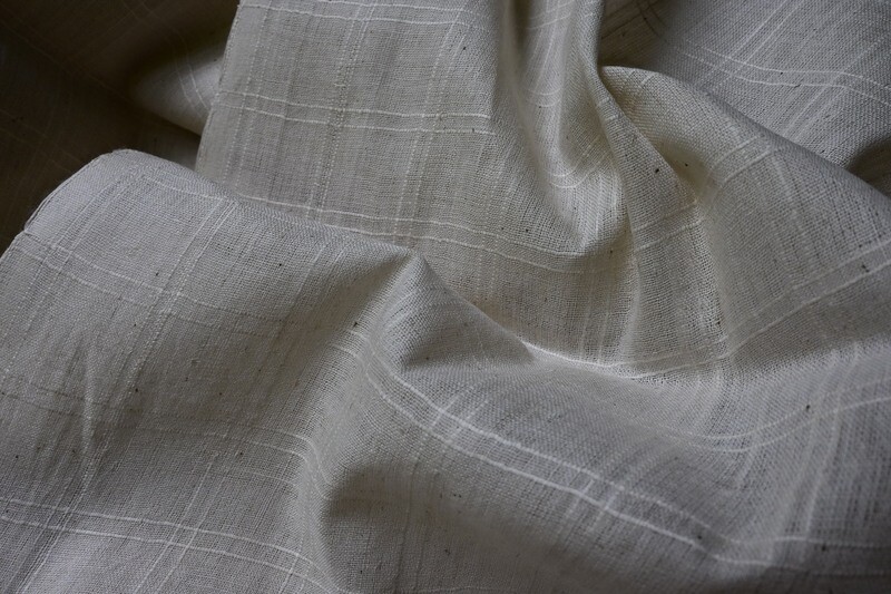 100% Organic Muslin Fabric By The Yard | Unbleached Muslin Fabric |  Box Design