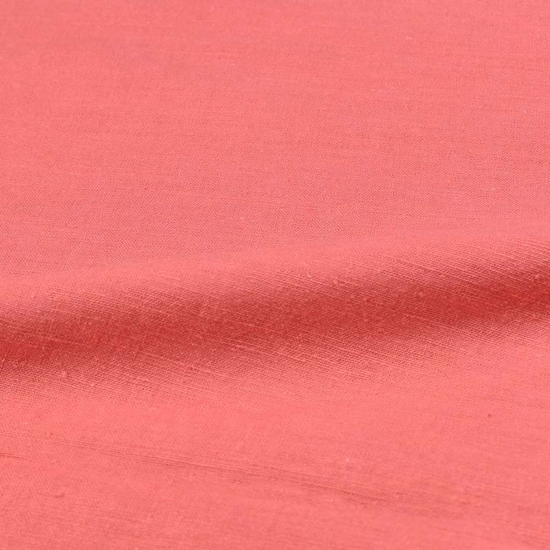 PLAIN PINK PURE COTTON 120 GSM HAND WOVEN FABRIC