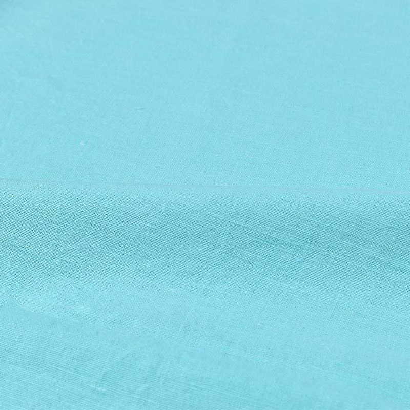 PLAIN BLUE PURE COTTON 120 GSM HAND WOVEN FABRIC