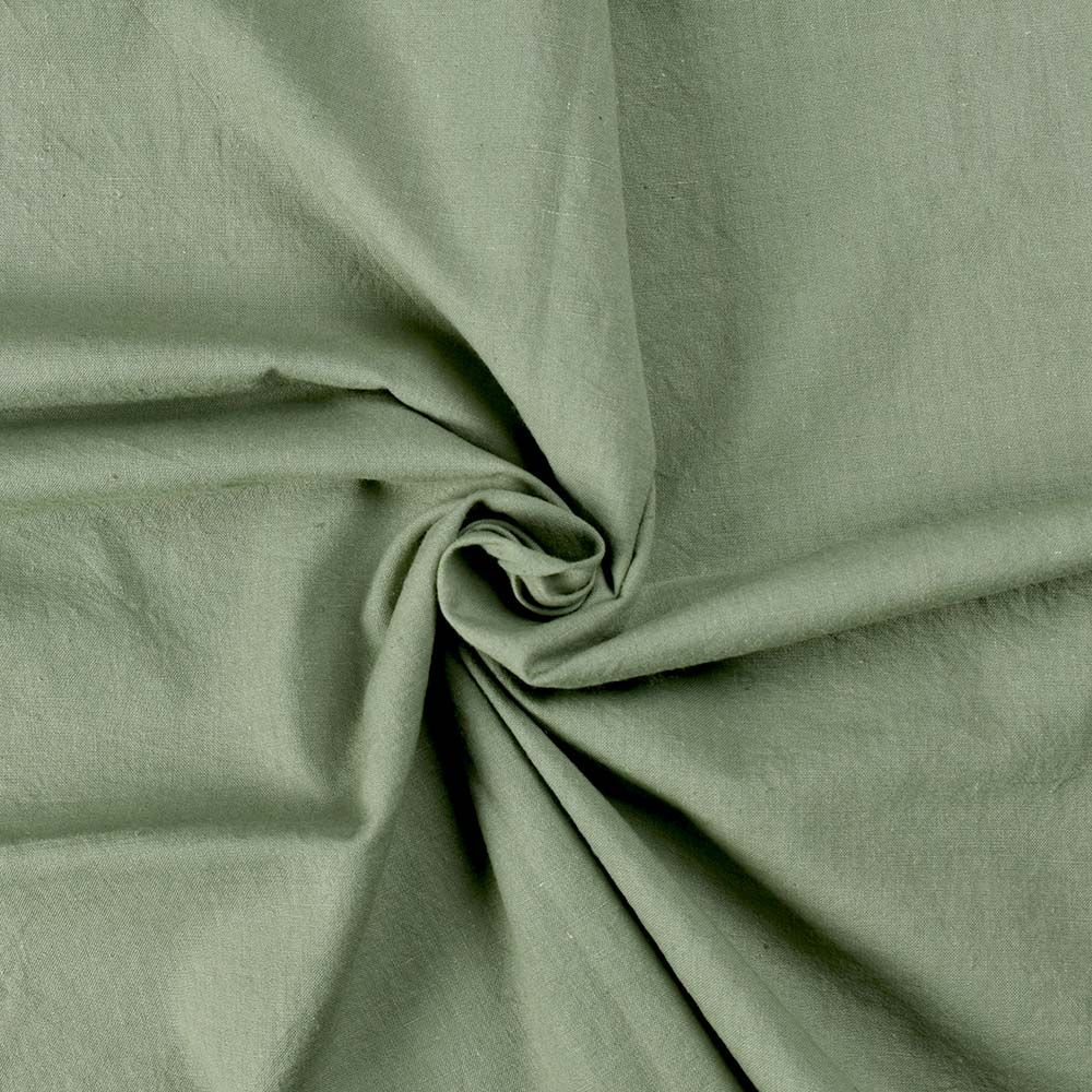 PLAIN GREEN  PURE COTTON  120 GSM HAND WOVEN FABRIC