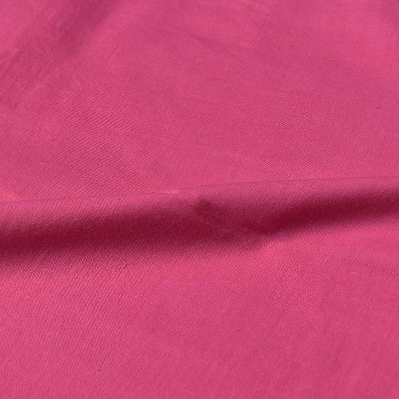 PLAIN PINK PURE COTTON 120 GSM HAND WOVEN FABRIC