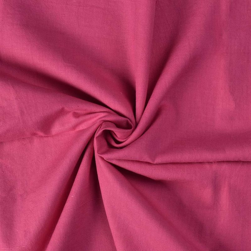 PLAIN PINK PURE COTTON  120 GSM HAND WOVEN FABRIC