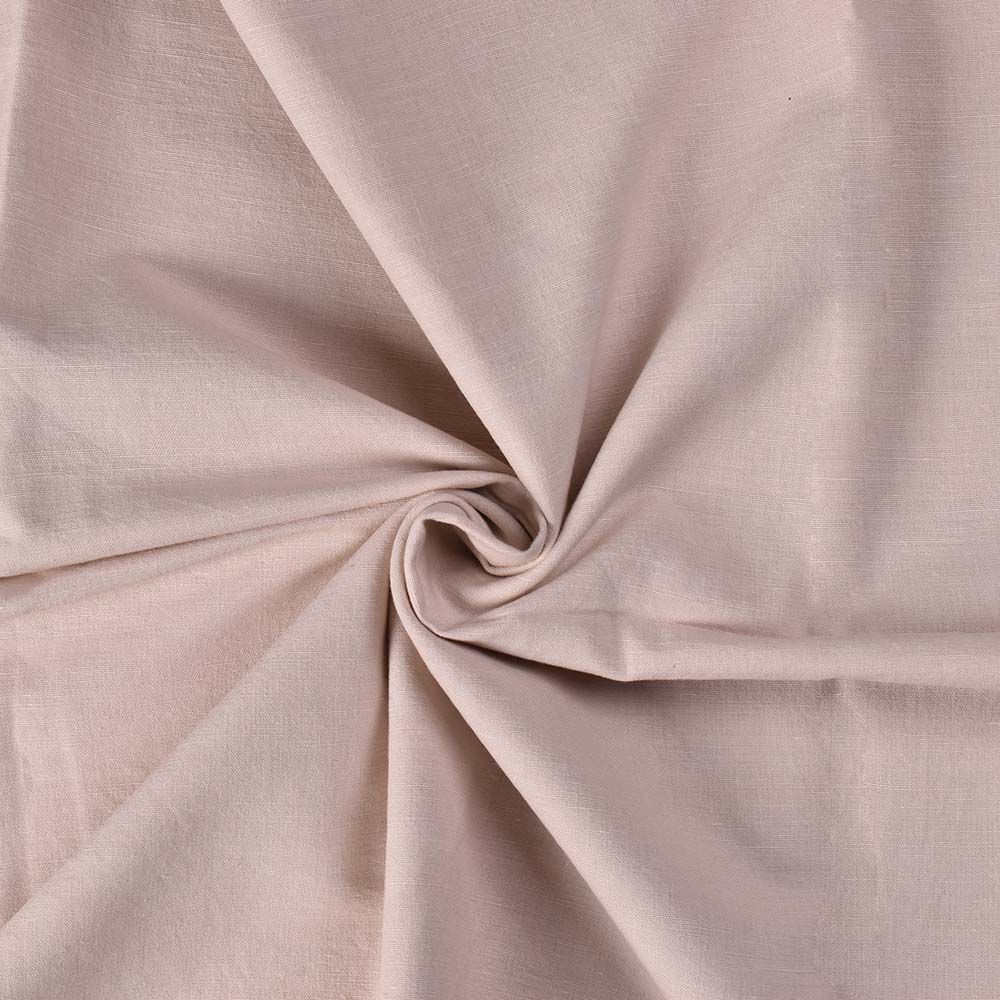 PLAIN LIGHT PINK  COTTON  120 GSM HAND WOVEN FABRIC