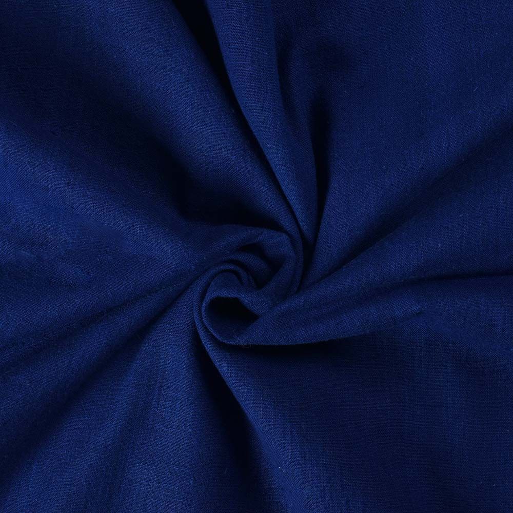 PLAIN BLUE  COTTON  120 GSM HAND WOVEN FABRIC