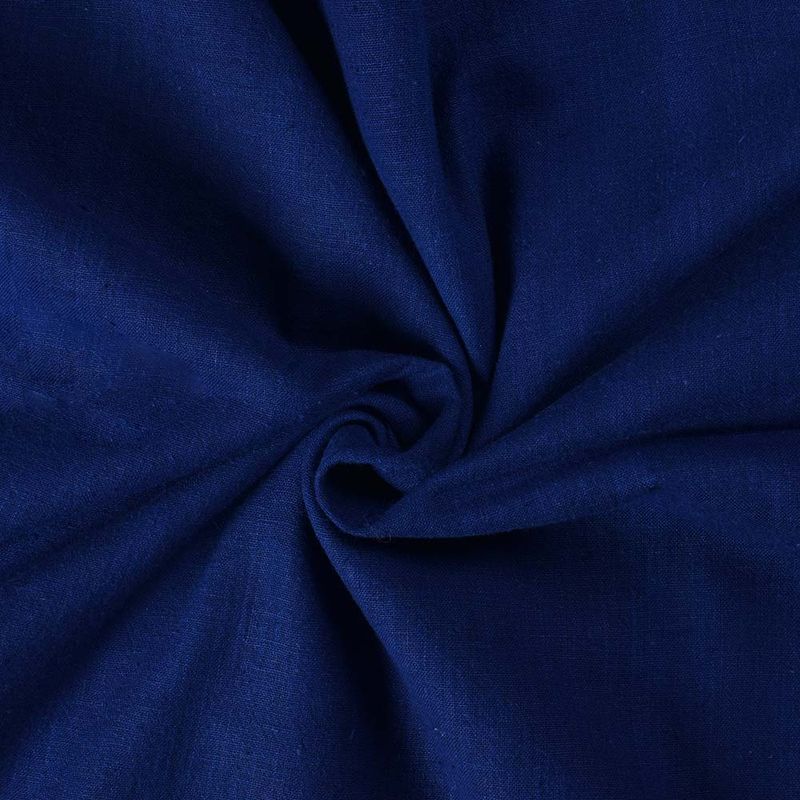 PLAIN BLUE  COTTON  120 GSM HAND WOVEN FABRIC