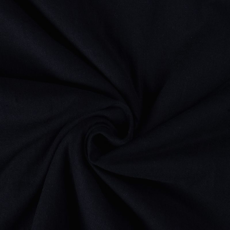 PLAIN BLACK COTTON  120 GSM HAND WOVEN FABRIC