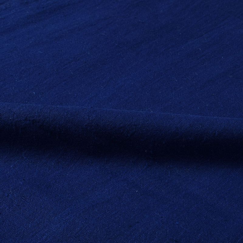PLAIN BLUE COTTON 120 GSM HAND WOVEN FABRIC
