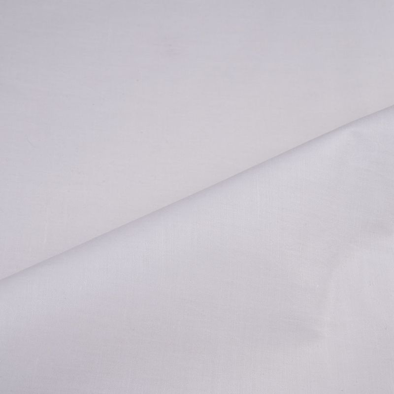 WHITE COTTON 120 GSM HAND WOVEN FABRIC