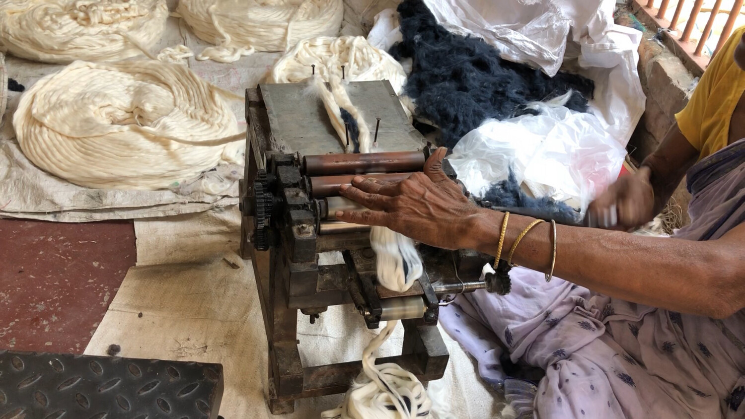 Sliver Making Amber Charkha Sliver Making Amber Charkha