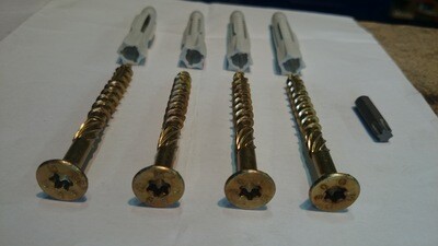Montageset verzinkt für Gartentüren + Gartentore + Zaunfelder