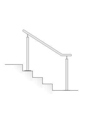 V2A Treppenhandlauf Stift-3 V2A Treppenhandlauf Stift-3