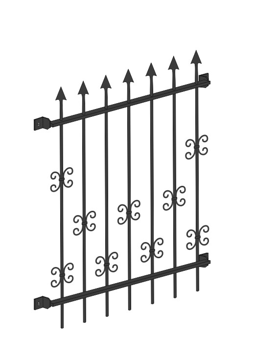 Schmiedeeisern Fenstergitter