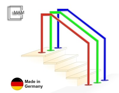 Handlauf Edelstahl farbbeschichtet "Kompakt-1" Handlauf Edelstahl farbbeschichtet "Kompakt-1"