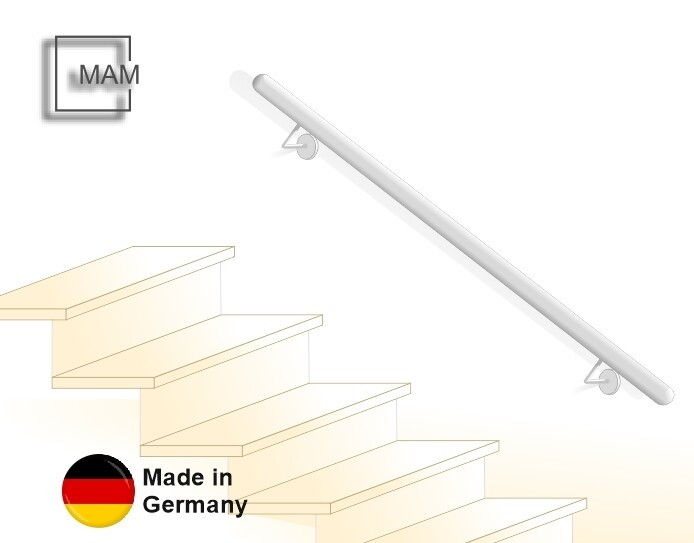 "Handlauf Edelstahl" für Wand gerade "Handlauf Edelstahl" für Wand gerade