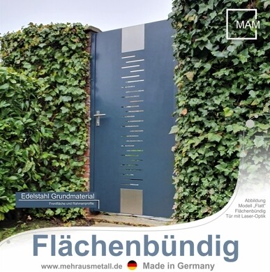 Modell Flatt Gartentür 024396