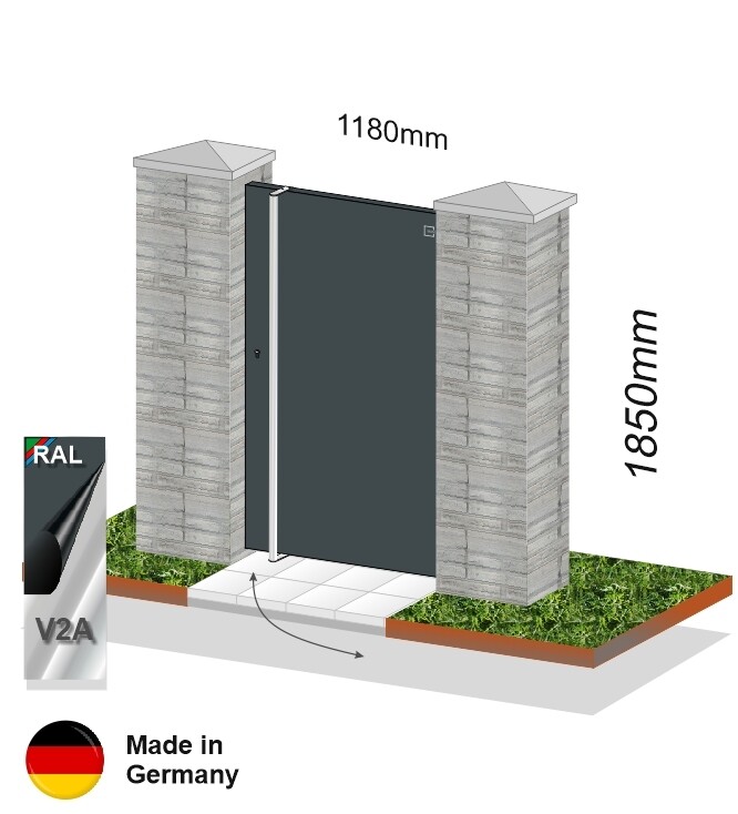 Modell Flatt Gartentür 023.151