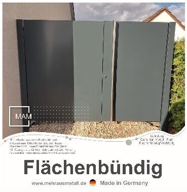 Gartentüranlage "Flatt" mit Seitenteil  0251604