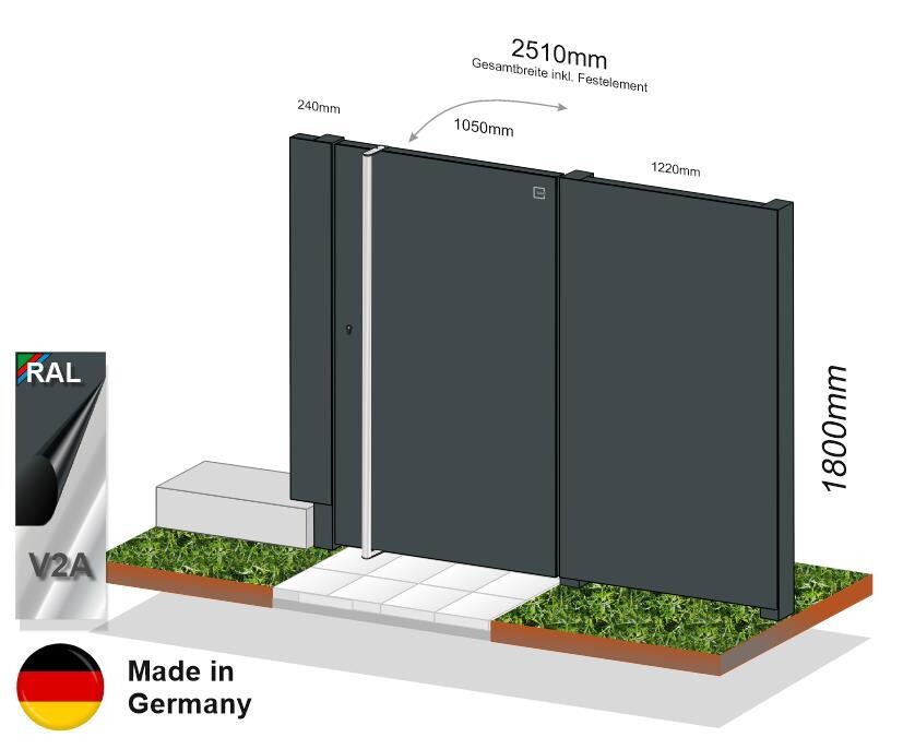 Gartentür &quot;Flatt&quot;  (023.184)