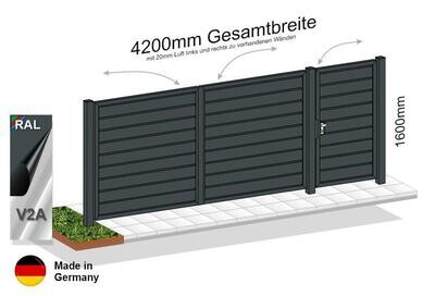 Gartentor Modell Sichtschutz 023.185