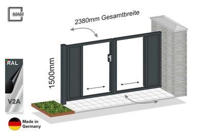 Gartentor Sichtschutz Mix für eigene Füllung  023238