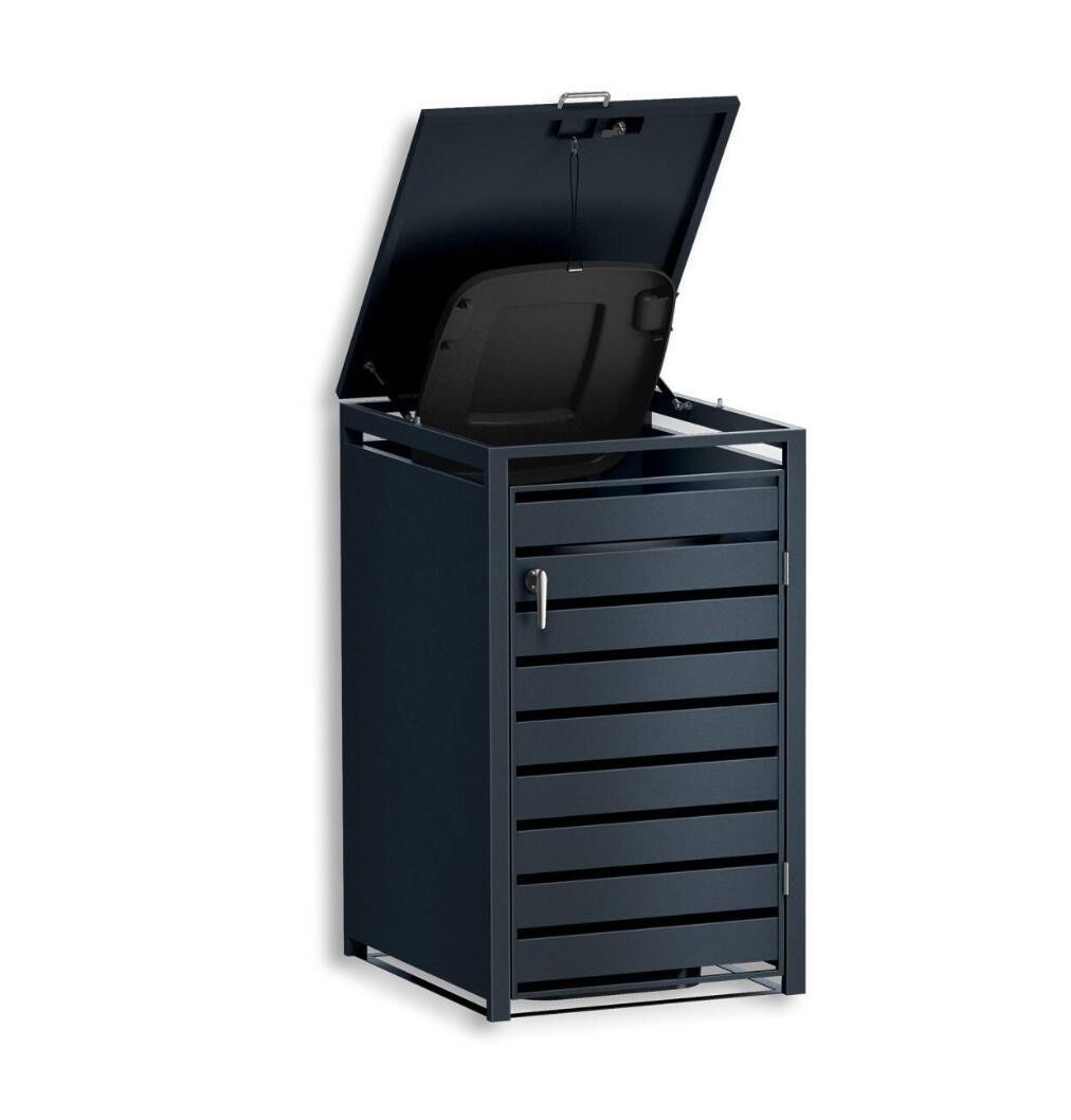 Müllbox 1er  Mülltonnenbox Modell Sichtschutz