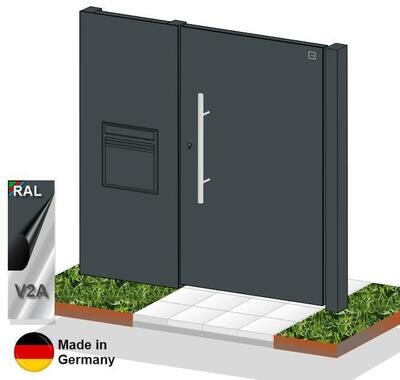 Gartentür "Flatt" -  Paketbox Element Flächenbündig 0242293