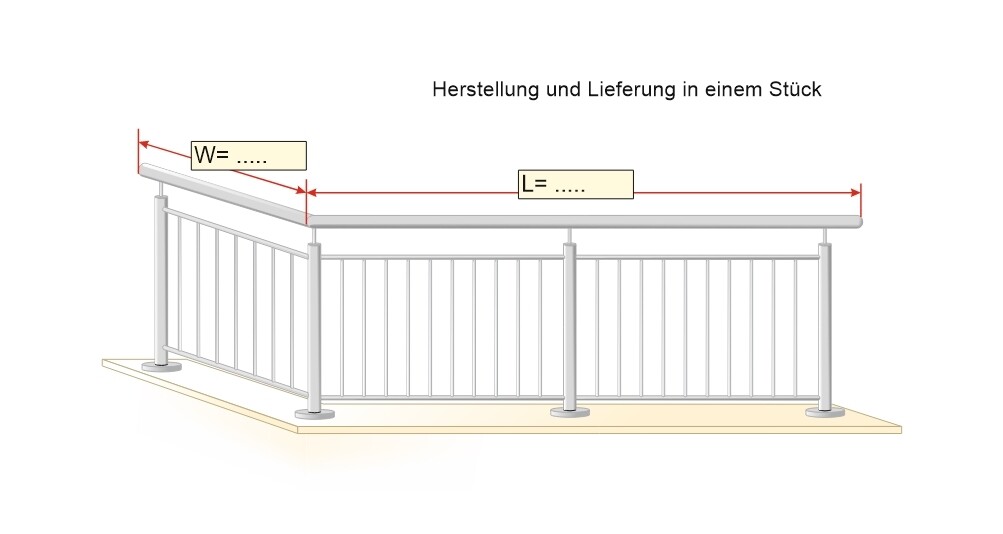 Sockel-Geländer Kellertreppe  023316