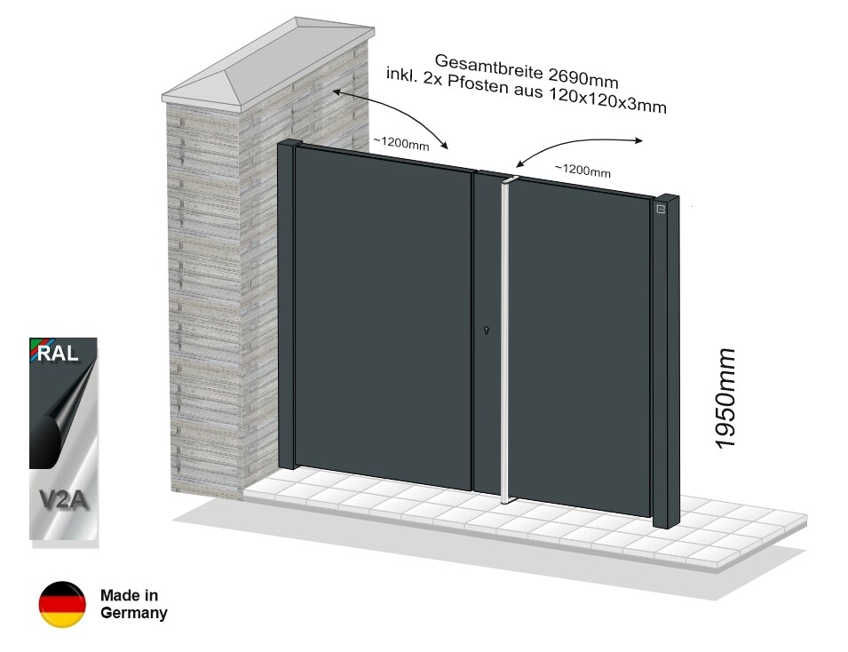 Gartentoranlage "Flatt"  024318