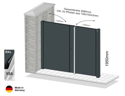 Gartentoranlage "Flatt"  024318