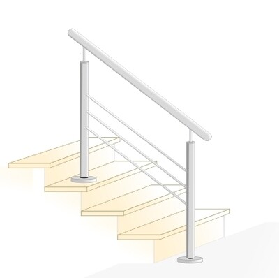 Treppen Geländer Q-Stift 1 024326 Treppen Geländer Q-Stift 1 024326