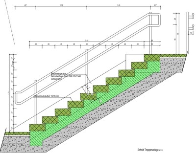 Treppen Geländer Stift lang 024337