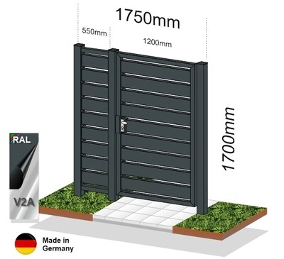 Gartentür Sichtschutz 024332