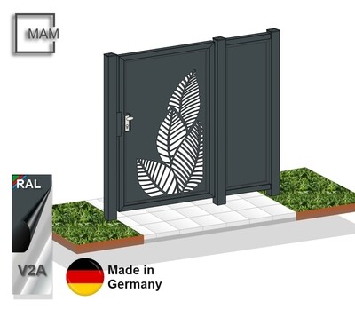 Türanlage "Laser Blätter" 1-flüglig  024347