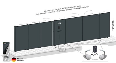 Gesamt-Tor und Türanlage "Flatt"  023351