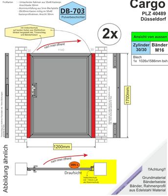 Gartentür Blickdicht  0251803.2