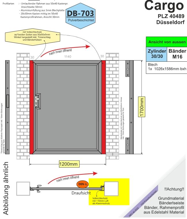Gartentür Blickdicht  0251903