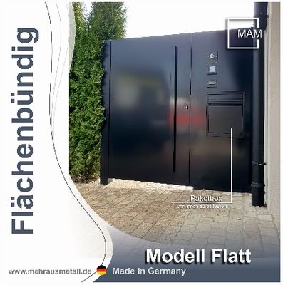 Gartentüranlage "Flatt" mit Seitenteil  0251604