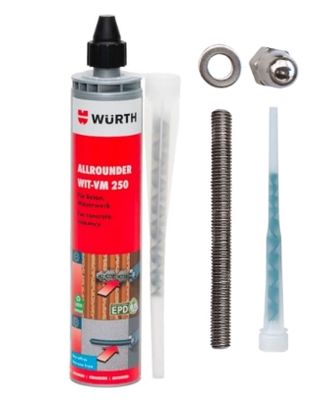 Montageset V2A Kleben für Tür &amp; Toranlagen