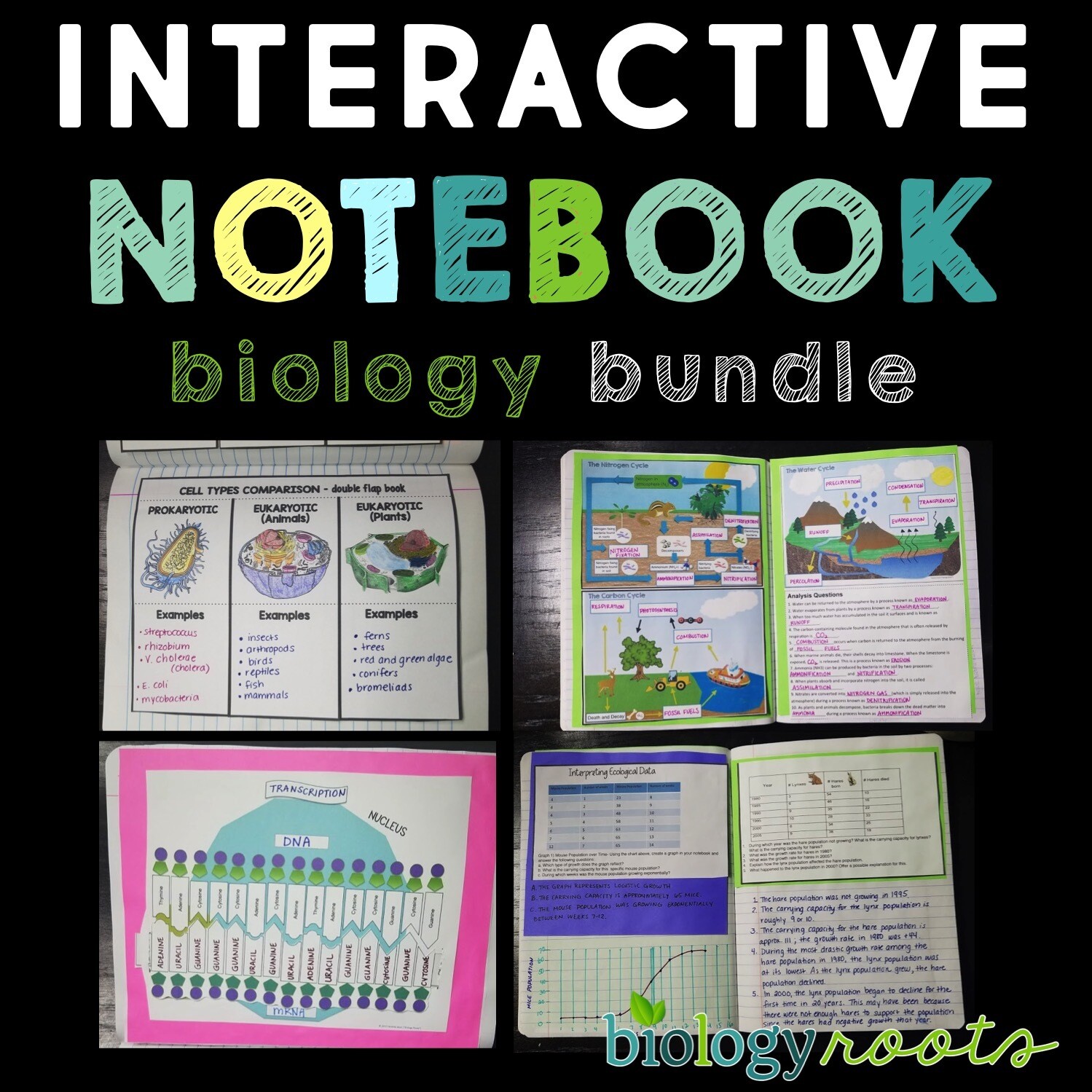 Biology Interactive Notebook Bundle